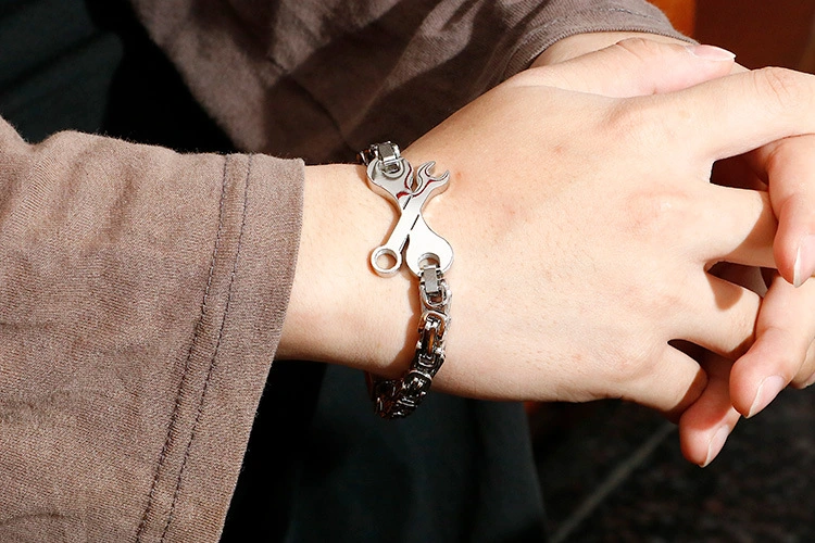 Fashion Trend Emperor Circle Chain Titanium Steel Bracelet