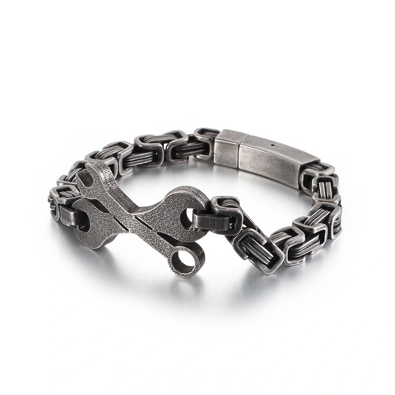 Fashion Trend Emperor Circle Chain Titanium Steel Bracelet