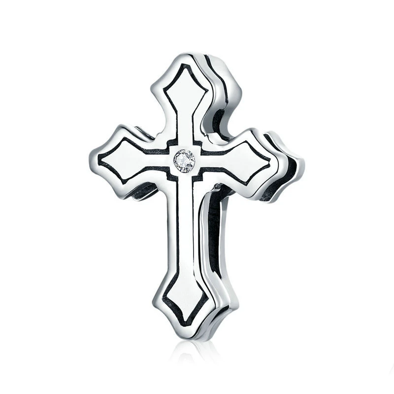 Simple Personality Cross Silver Pendant Jewelry