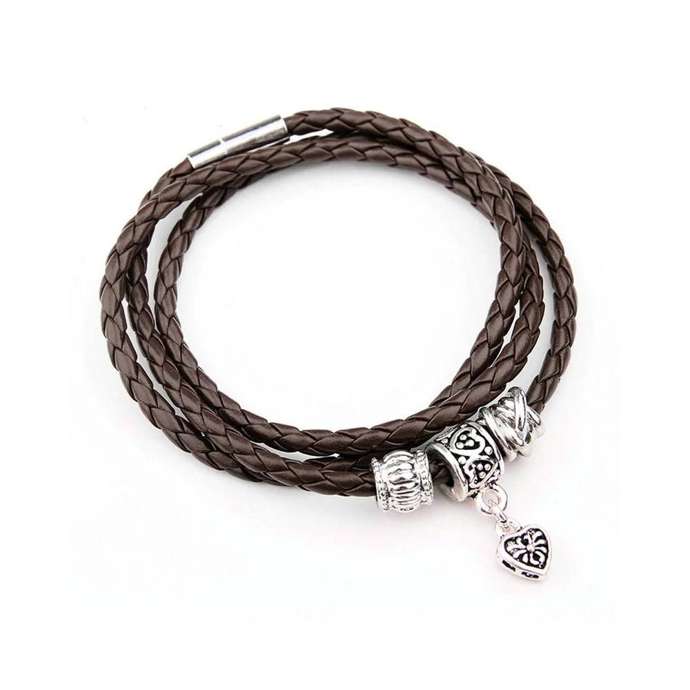 Vintage Leather Braided Bracelet