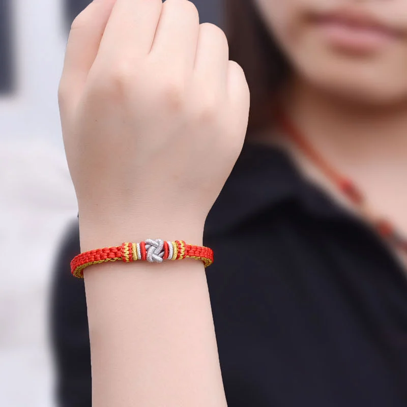 Hand-woven ethnic style bracelet