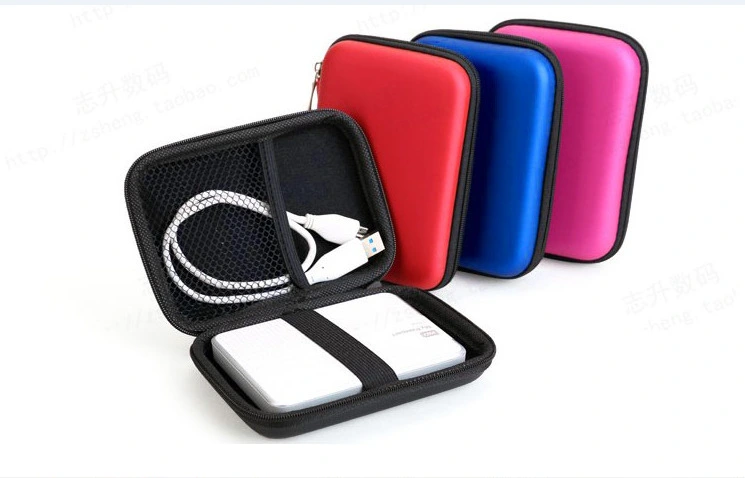 2.5 Inch Hard Drive Pack Mobile Power Pack Data Cable Headset Bag