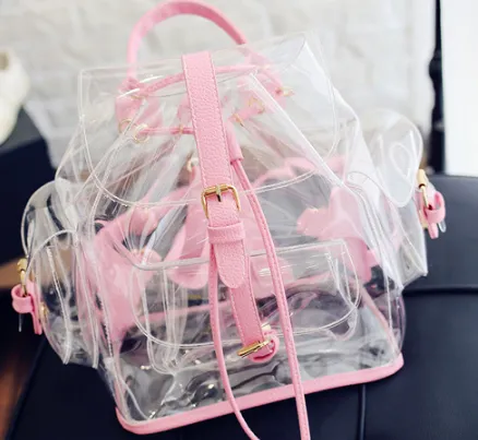 Fashionable wild small  shoulder jelly bag