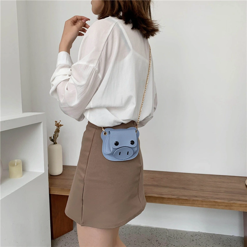 Crossbody Bag Personalized Piggy Chain Shoulder Bag