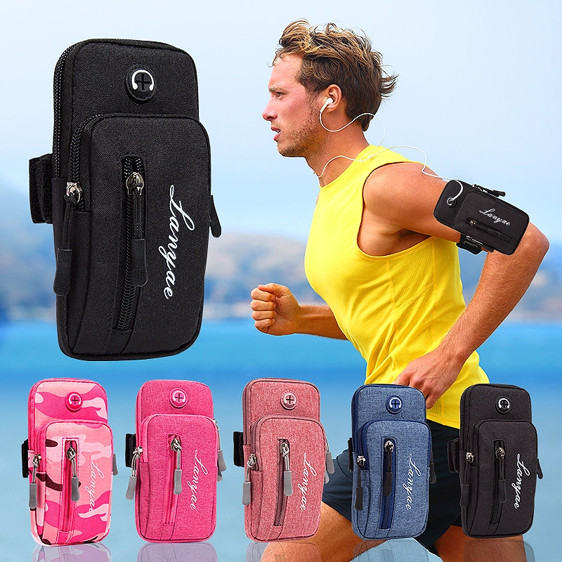 Running phone waist bag arm wrist bag