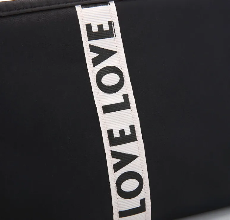 Nylon flat angle makeup storage bag