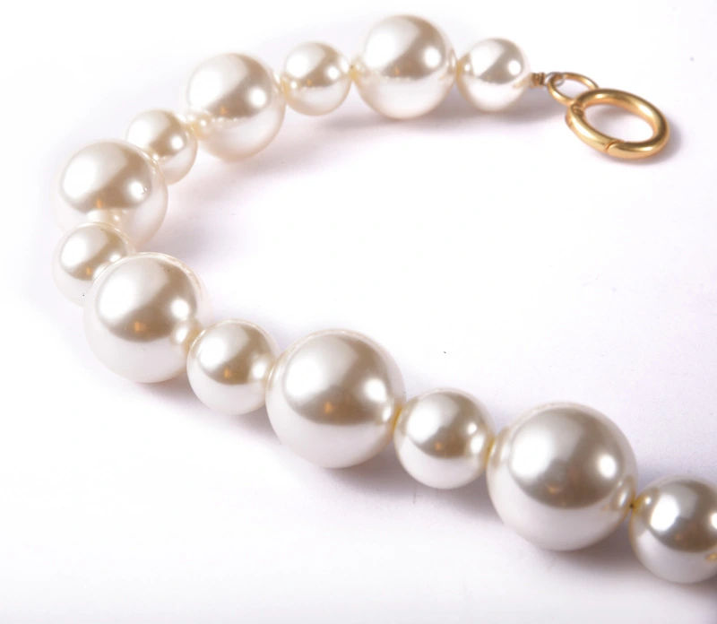 Golden high grade pearl chain