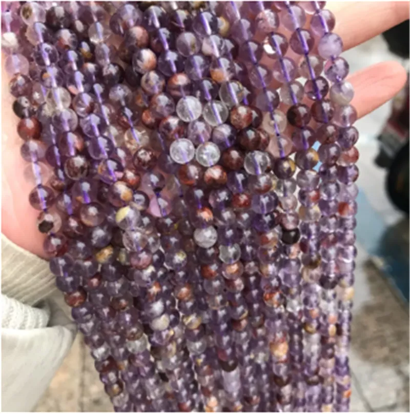 Purple Ghost Crystal Loose Beads Jewelry Accessories Diy Handmade Beading