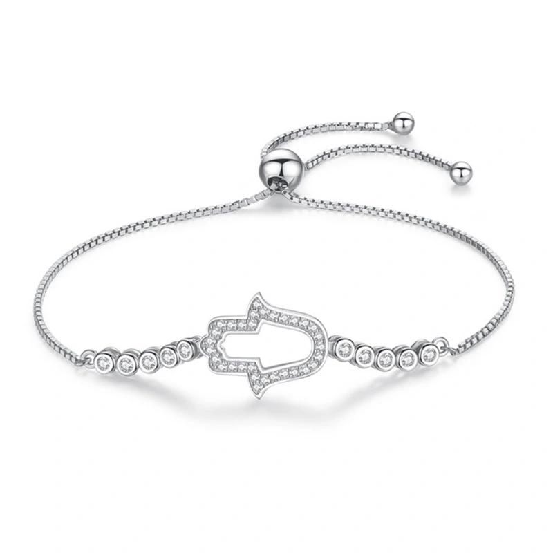 S925 Sterling Silver Palm Bracelet