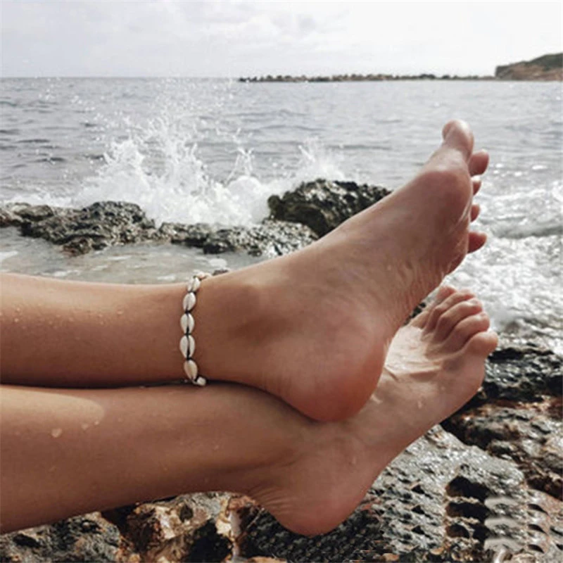 European And American Fashion Bohemian Ethnic Shell Anklet