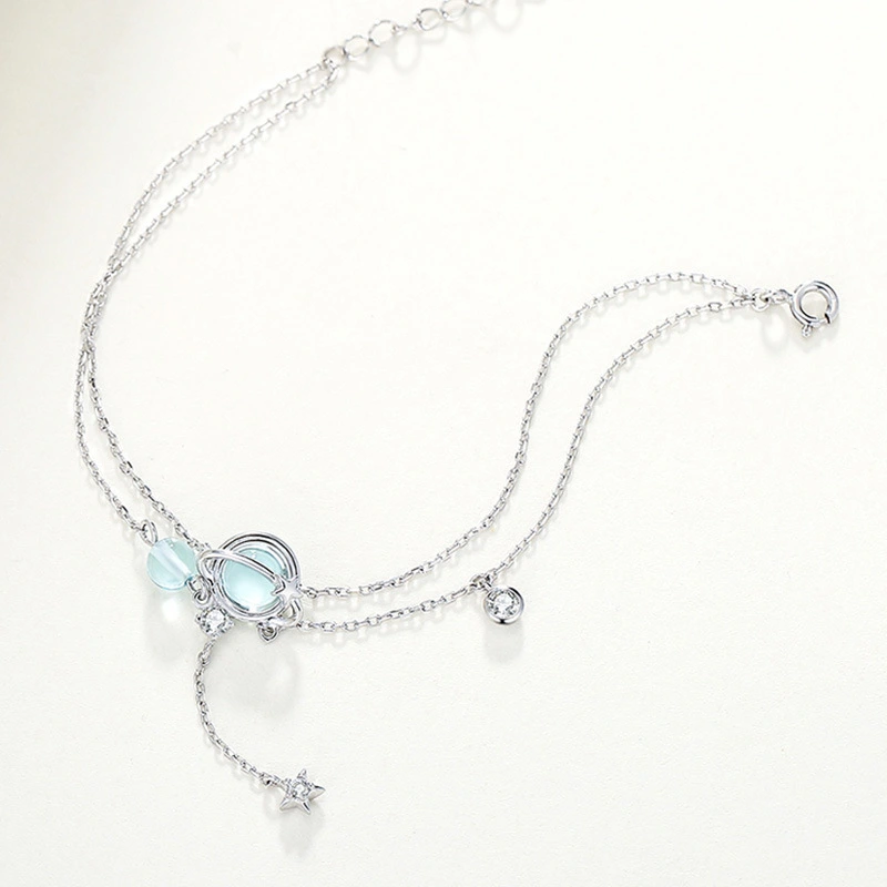 Pure Silver Trend Niche Design Student Mori Department