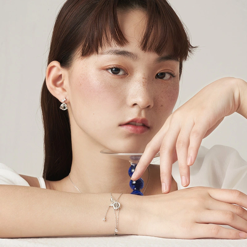 Pure Silver Trend Niche Design Student Mori Department