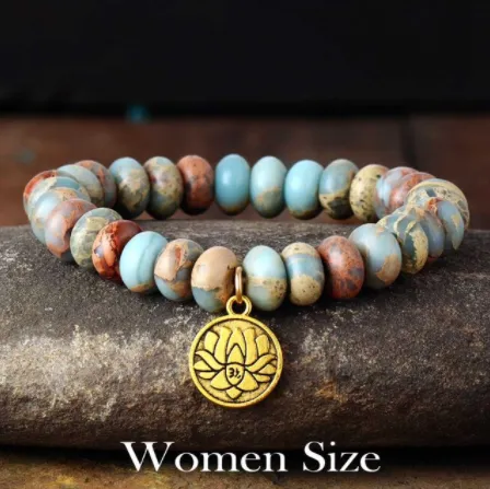 High-end Women's Stretch Bracelet 10mm Imperial Jasper