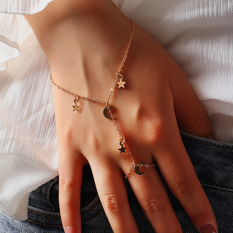 Butterfly Pendant Chain And Finger Bracelet