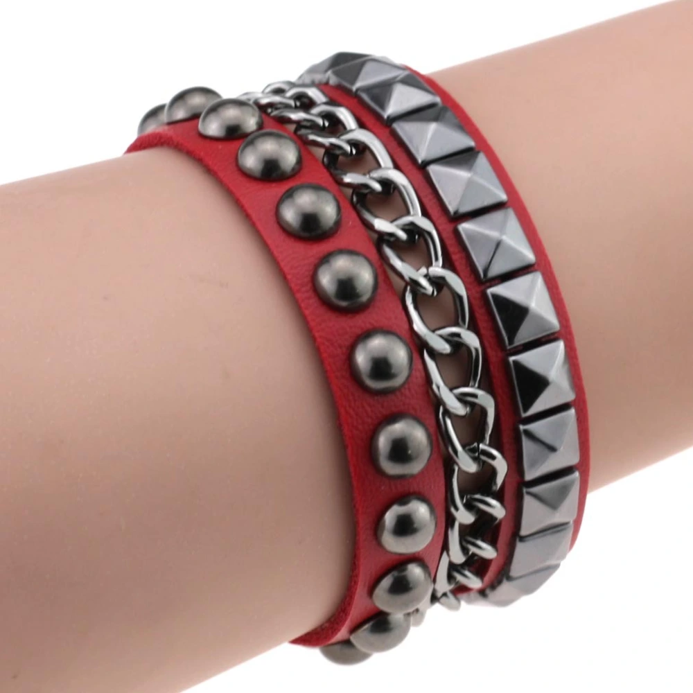 European And American Bracelet Square Rivet Bracelet