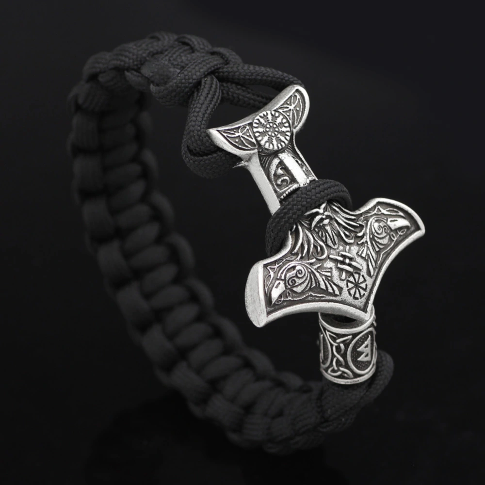 Fashion Men's Alloy Double-headed Crow Bracelet