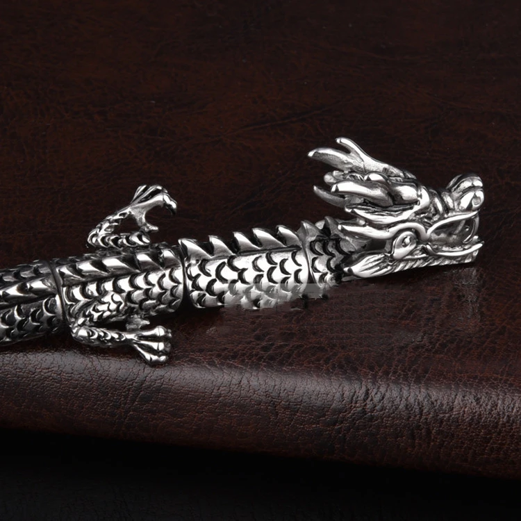 Stainless steel dragon bracelet