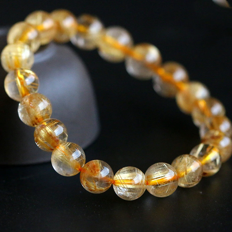 Natural Rutilated Bracelet