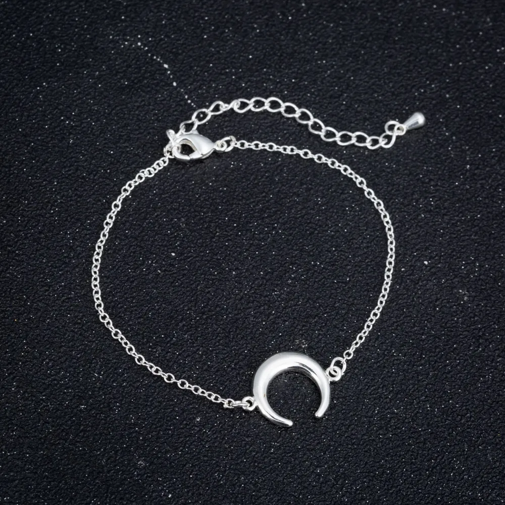 Small crescent bracelet