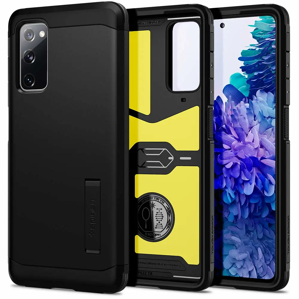 Spigen Tough Armor Designed for Galaxy S20 FE Case (2020) - Black