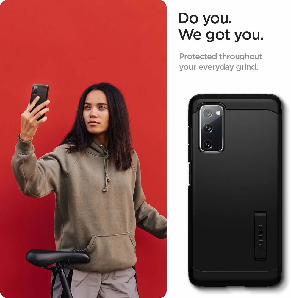 Spigen Tough Armor Designed for Galaxy S20 FE Case (2020) - Black