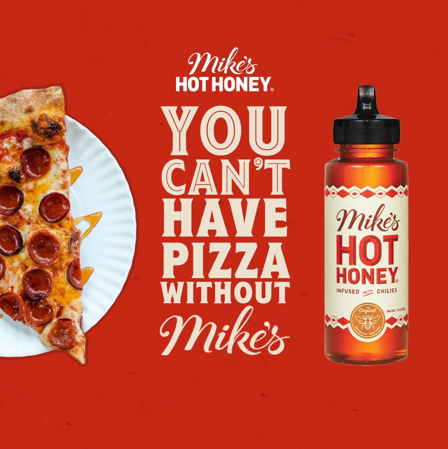 Mike's Hot Honey, Original & Extra Hot, America's #1 Brand of Hot Honey, Spicy Honey Infused with Chili Peppers, Gluten-Free, Paleo-Friendly, Sweet Heat, Perfect for Hot Sauce Lovers (10oz Bottle, 2 Pack)