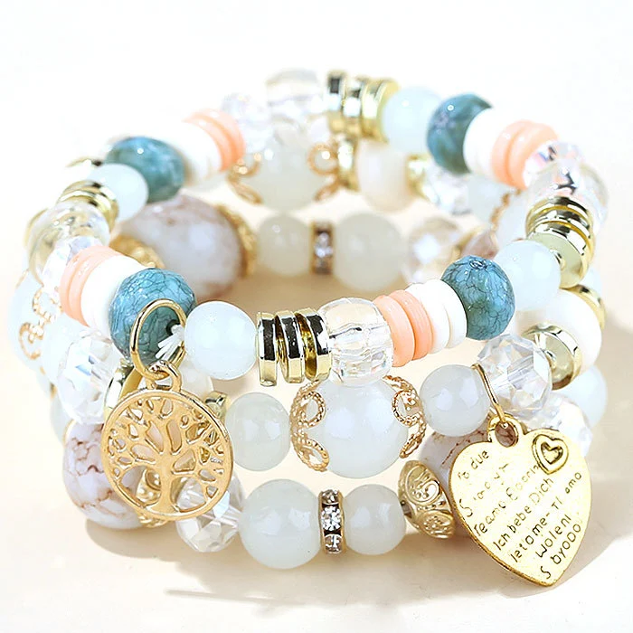 Candy beads multi layer temperament Bracelet