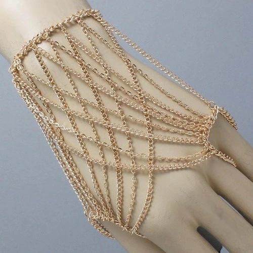 Foreign Trade Alloy Tassel Bracelet Body Chain