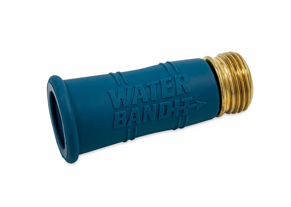 Camco Water Bandit - Easily Connect Your RV Water Hose to Damaged or Stripped Faucet Threads or Faucets without Thread - Features a Highly Flexible Silicone-Polymer Sleeve (22484)