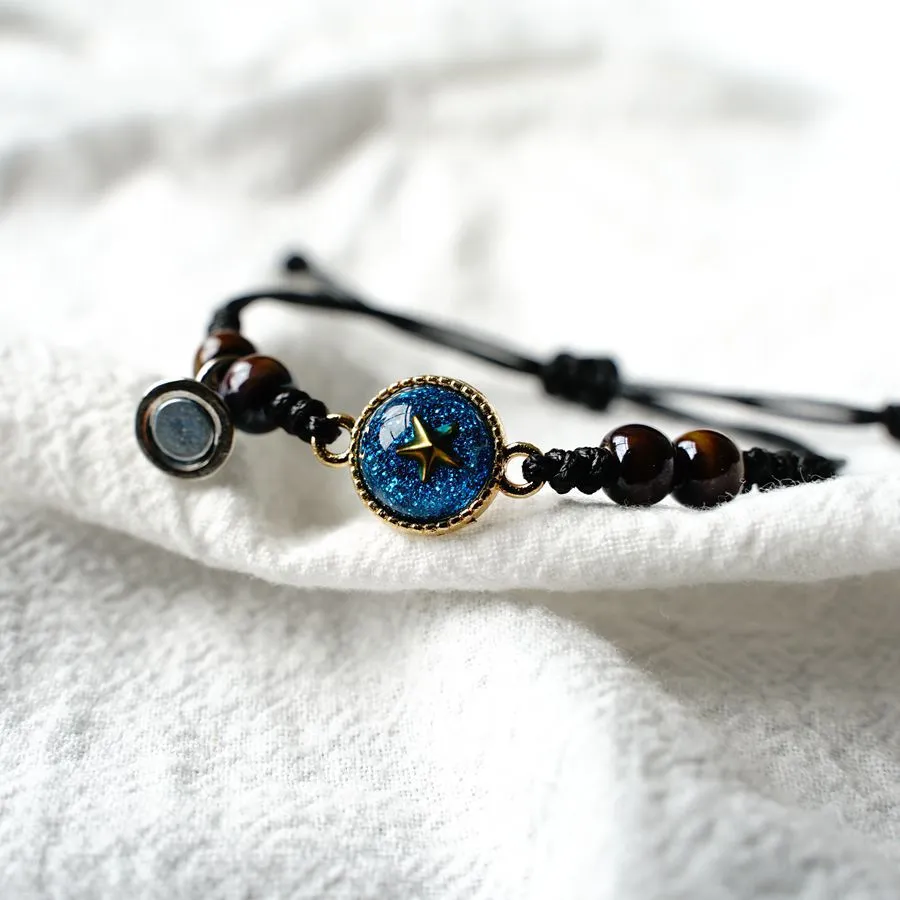 Stars Moons And Planets Bracelets Popular All-match Magnetic Clasp