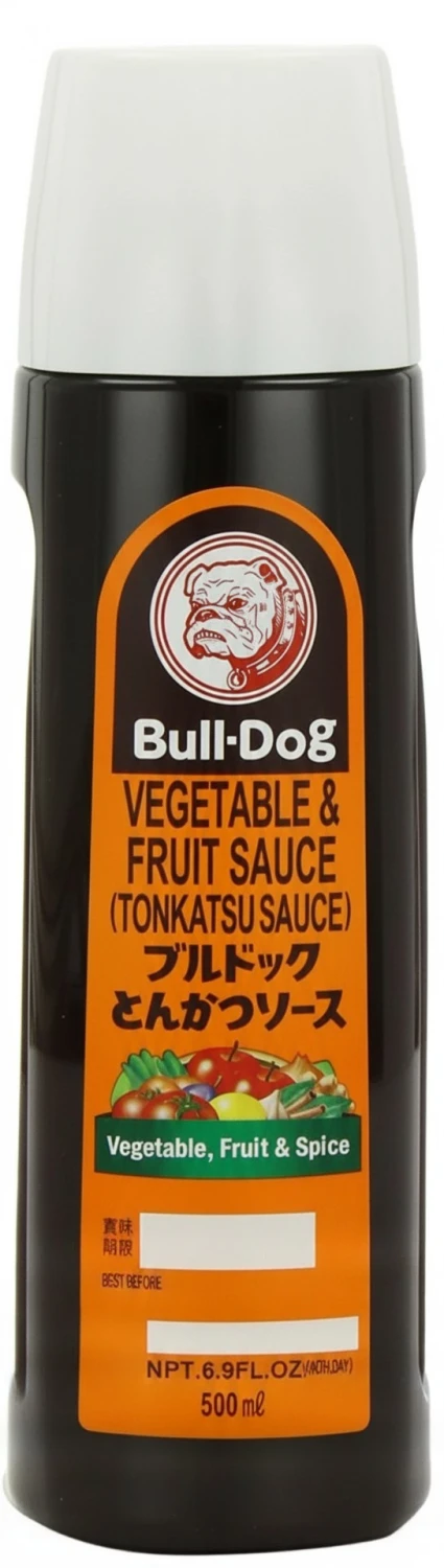 Tonkatsu Sauce (Vegetable and Fruit Sauce) - 16.9oz by Bull-Dog.