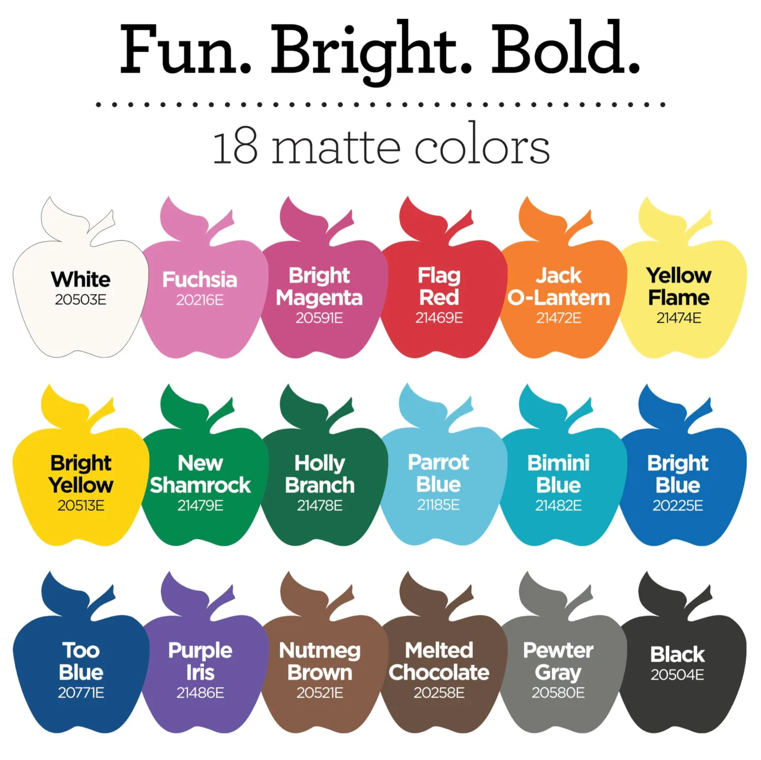 Apple Barrel Acrylic Craft Paint Set, Perfect for Arts & Crafts, 2 fl oz Each, 18 Assorted Matte Colors, 18 Count