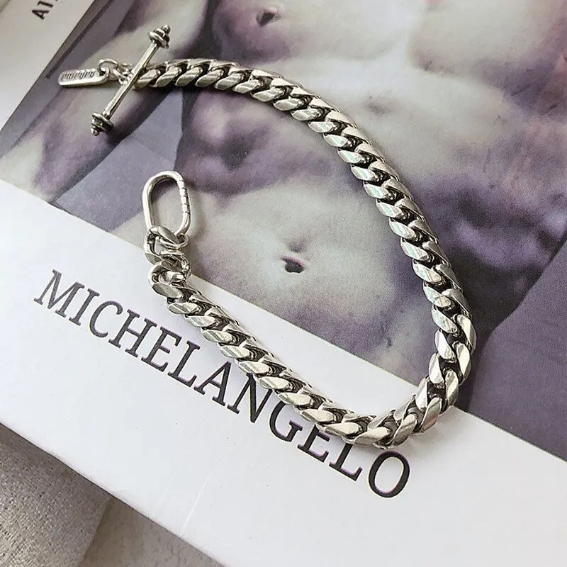 Women's Fashion Chain 925 Silver Bracelet