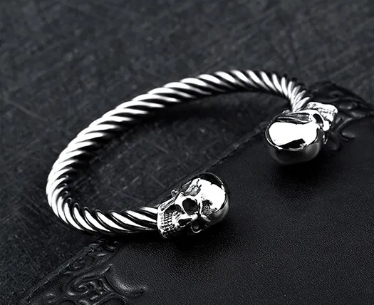 New Cool Punk Skull Bracelet For Man