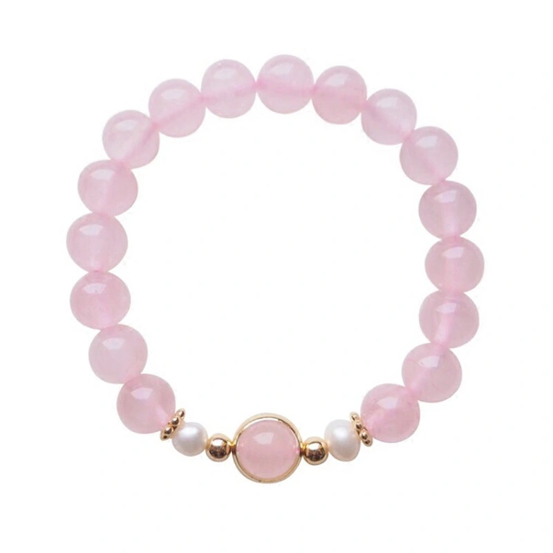 Natural pink pearl girl Crystal Bracelet