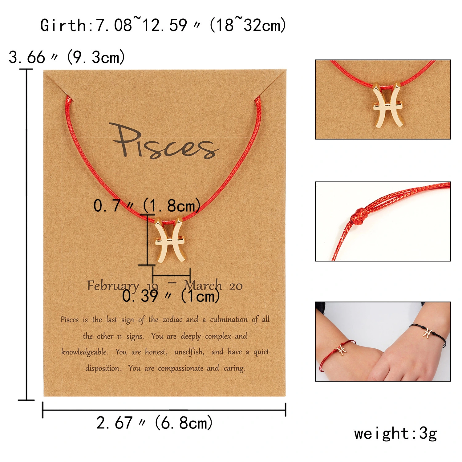 Symbol Edition Twelve Constellation Braided Bracelet