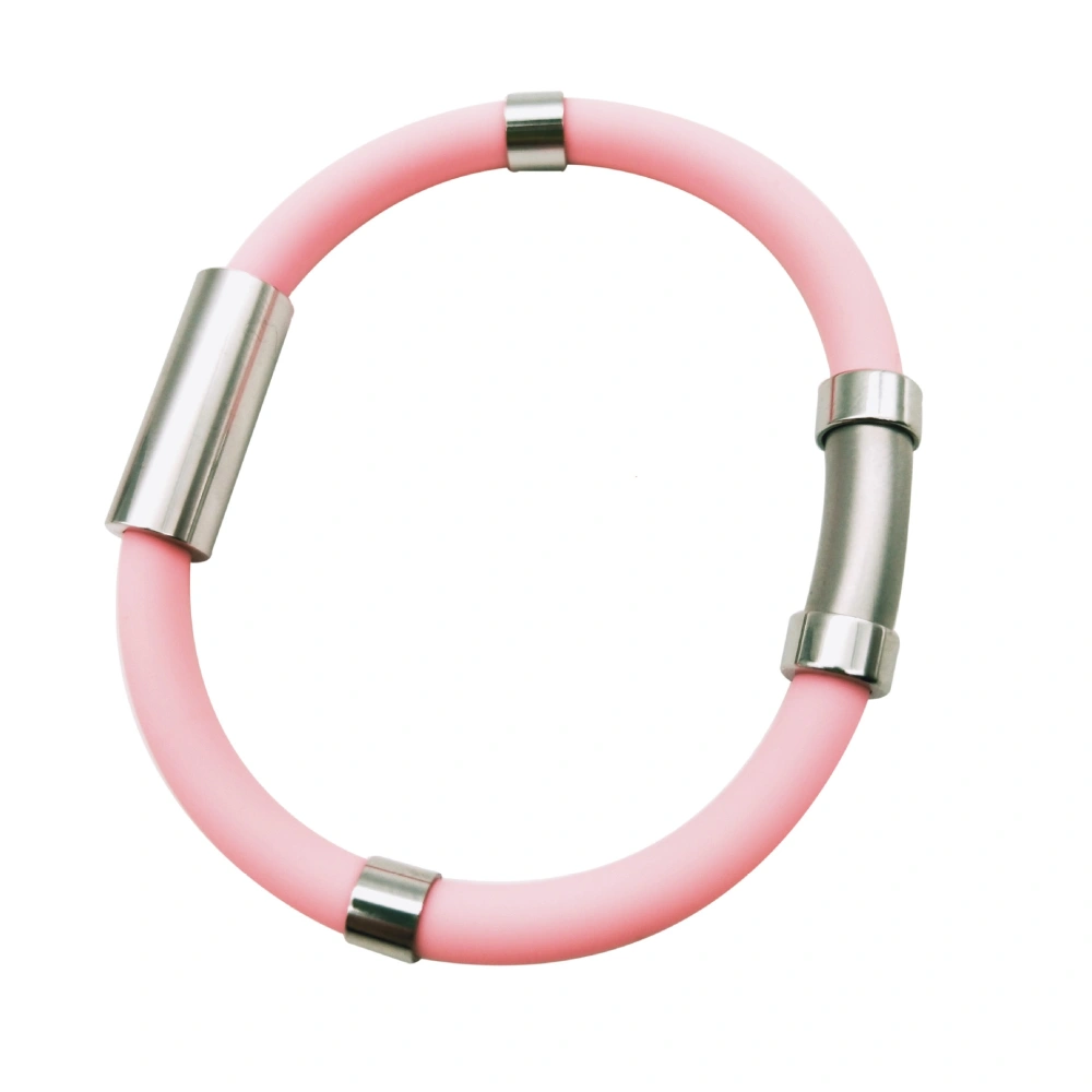 Negative ion silicone bracelet