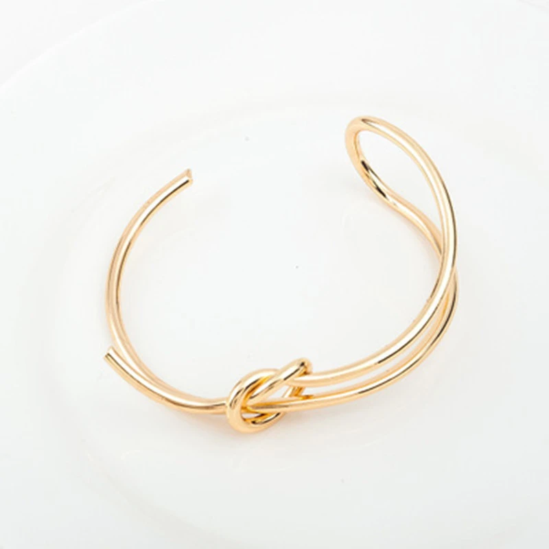 Geometric Double Hollow Knotted Bracelet