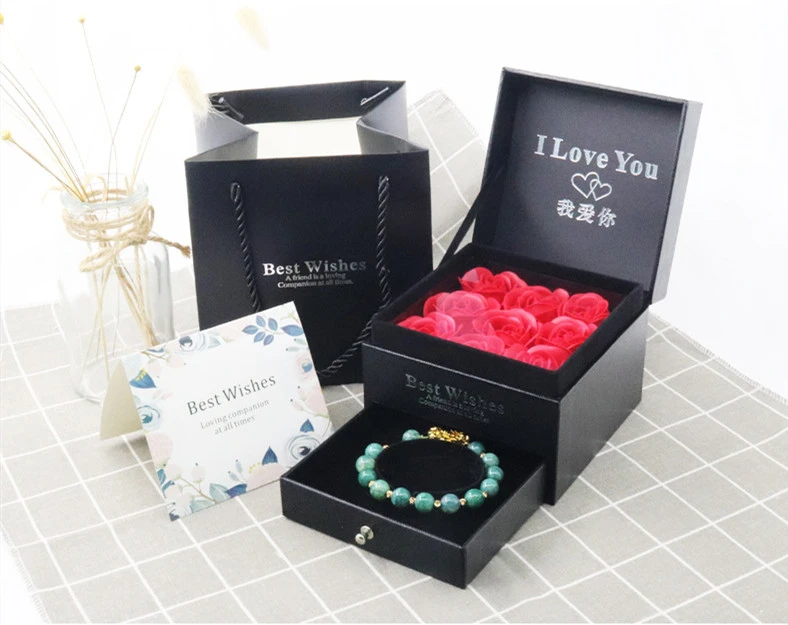 Earring Necklace Ring packing box