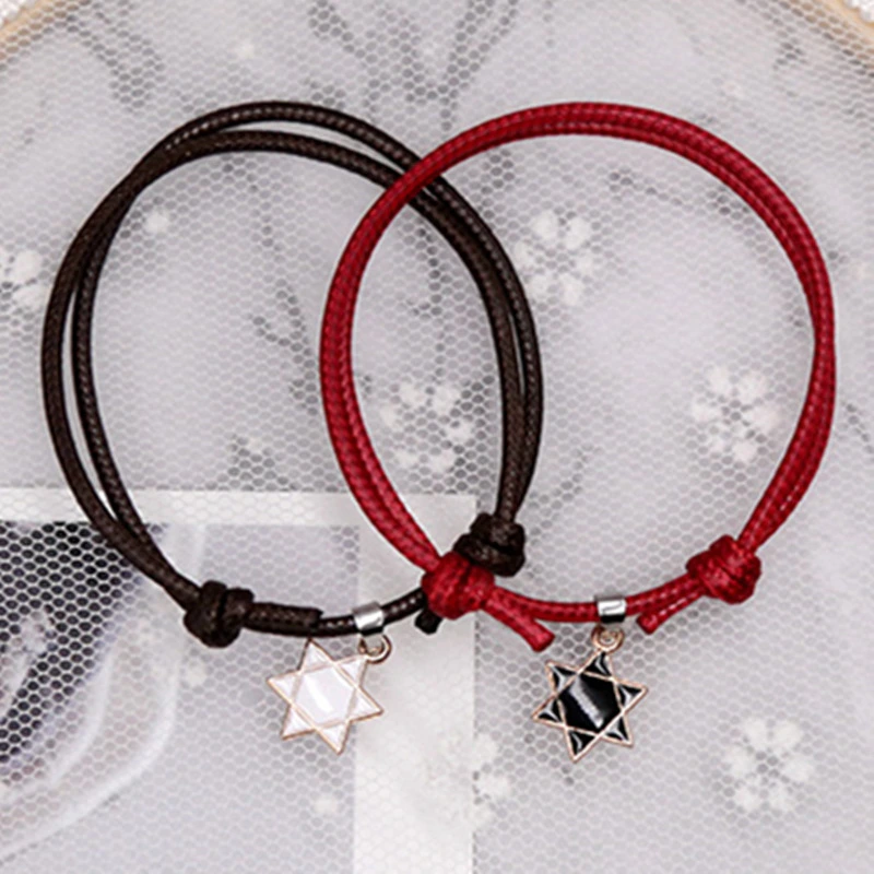 Hexagon Star Couple Bracelet