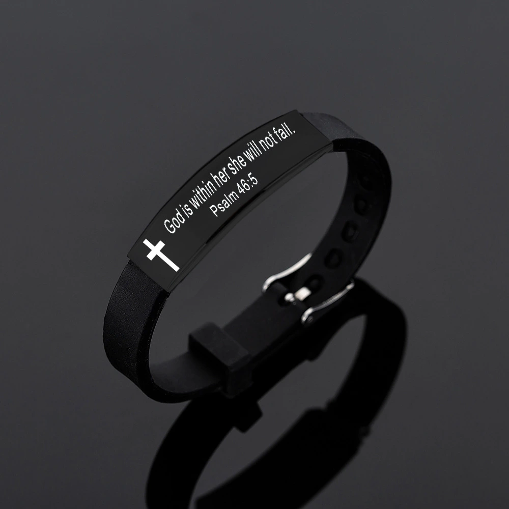 The new bible silicone bracelet