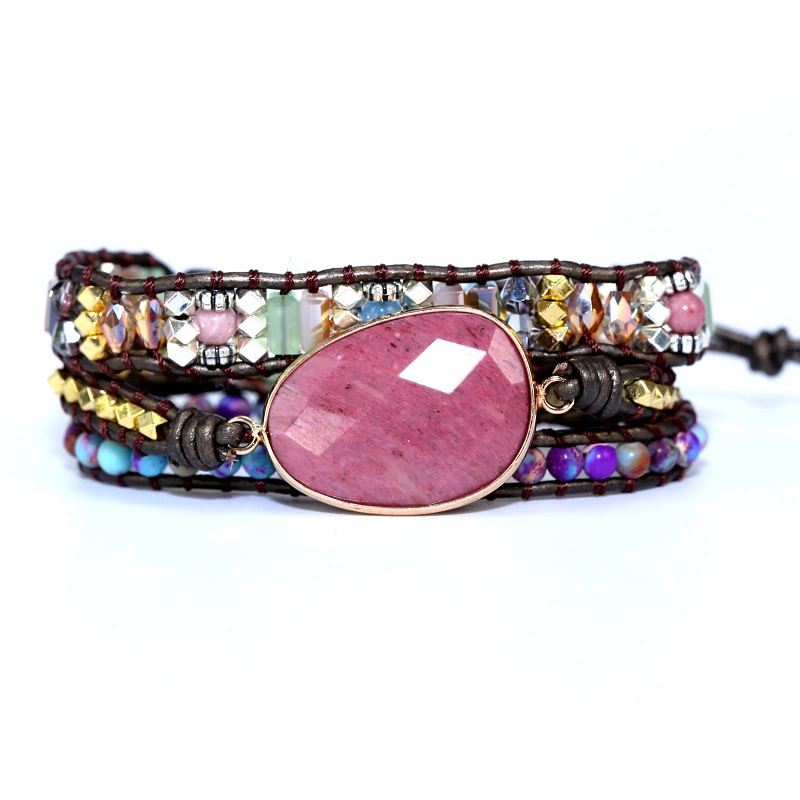 Natural Stone Hand-woven Ladies Bracelet