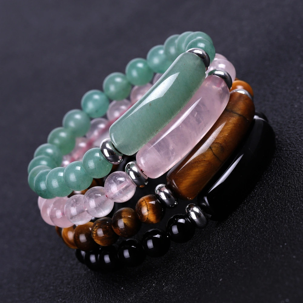 Tiger Eye Stone Green Aventurine Bracelet