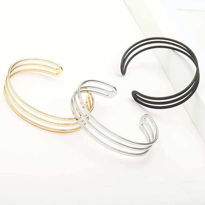 Face bracelet fashion all-match three-layer bracelet