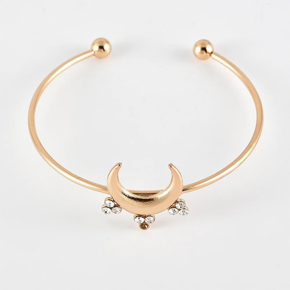 Moon sun full diamond bracelet