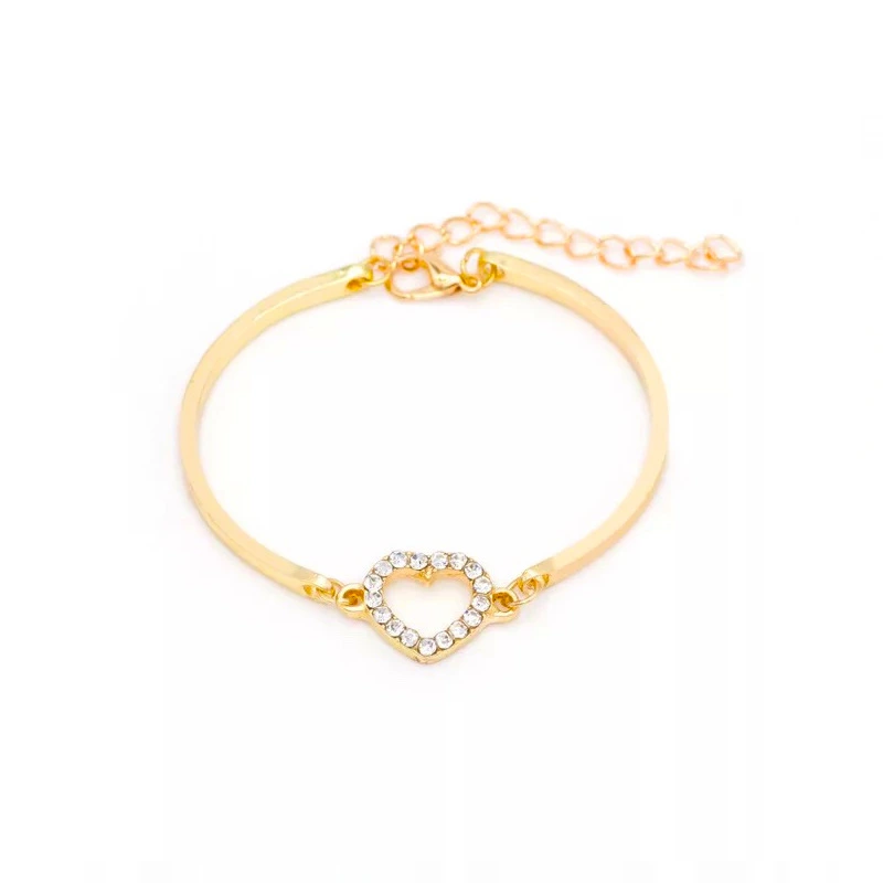 Love diamond heart-shaped bracelet