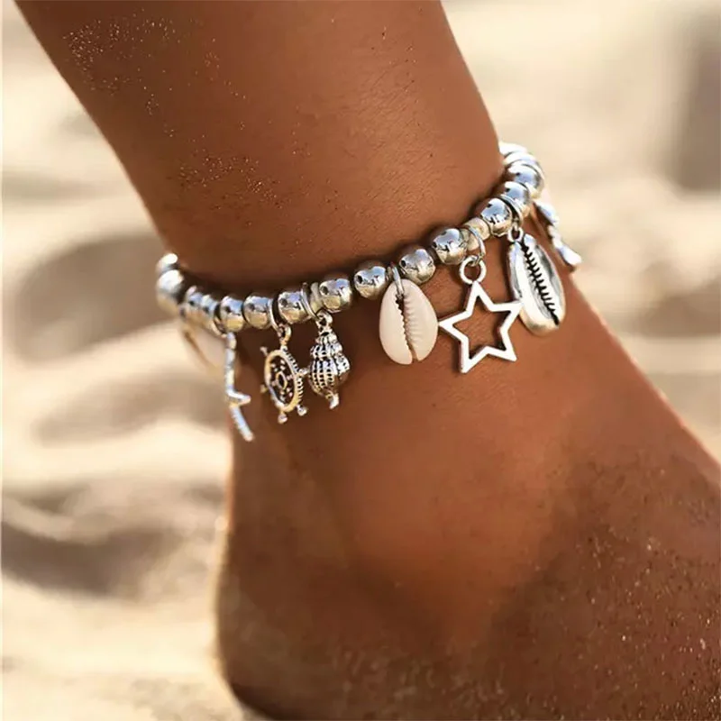 Women's bracelet anklet set