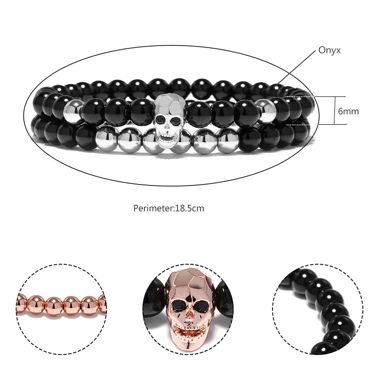 Skull Demon Bead Bracelet