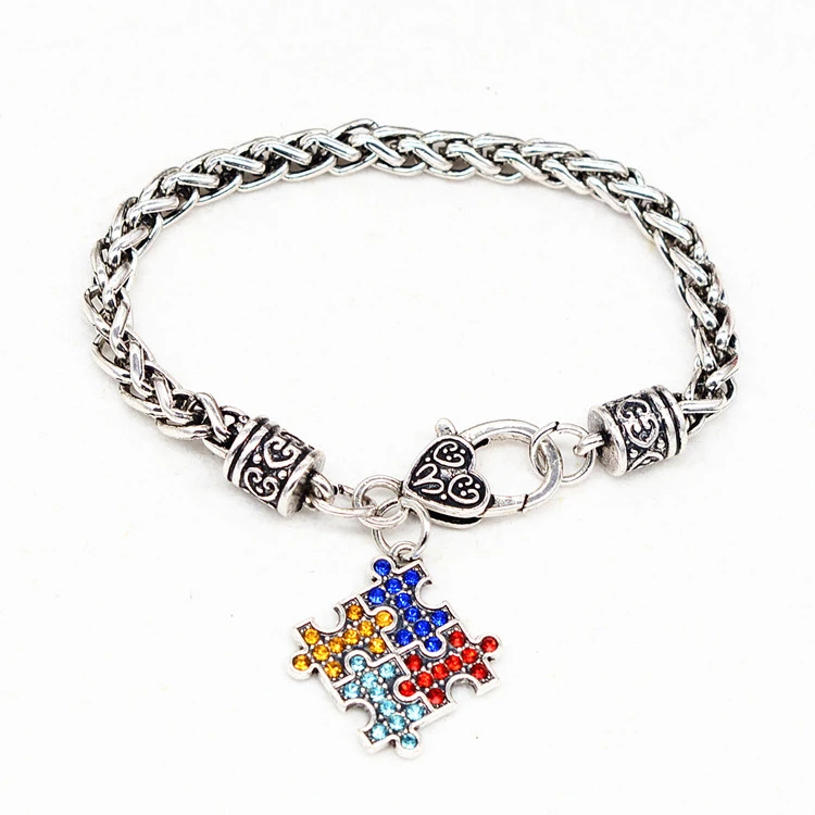 Diamond Fashion Puzzle Personality Bracelet