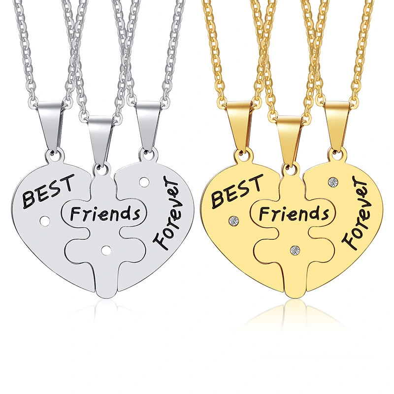 Stainless steel friendship pendant